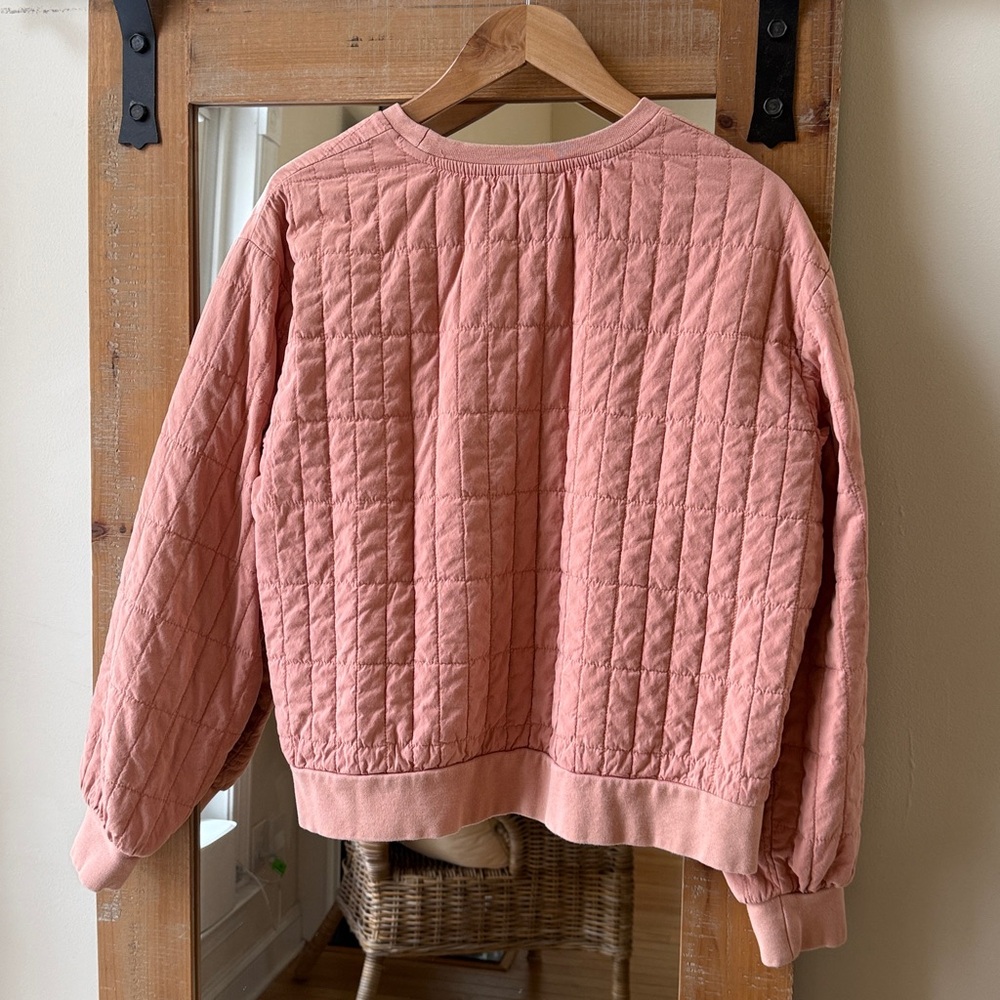 Universal Thread Cropped Quilted Pullover Sweatsh… - image 8